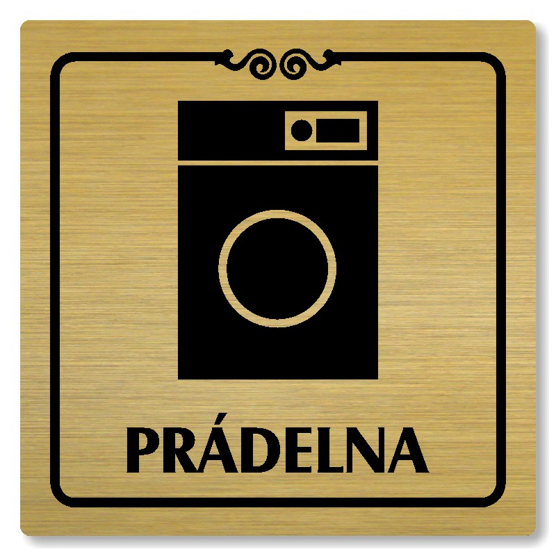 Prádelna, 118x118mm, zlatá, Texas